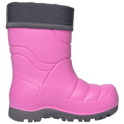 Сапоги резиновые для девочек, цвет розовый, размер 26-27, бренд NordMan, артикул 912-R02 Flash роз-сер