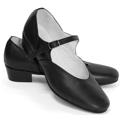 Туфли VARIANT, для танцев, натуральная кожа, размер 29, черный